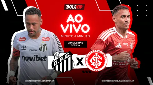 Santos x Internacional - Acompanhe ao vivo e de graça pelo Brasileirão