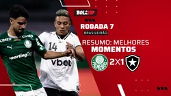 Palmeiras 2 x 1 Botafogo. Foto: Marcello Zambrana/AGIF