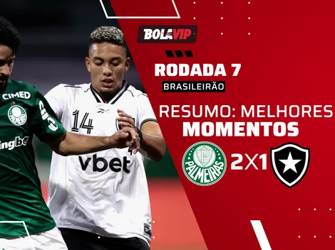Palmeiras vence Botafogo no Allianz Parque pelo Brasileirão