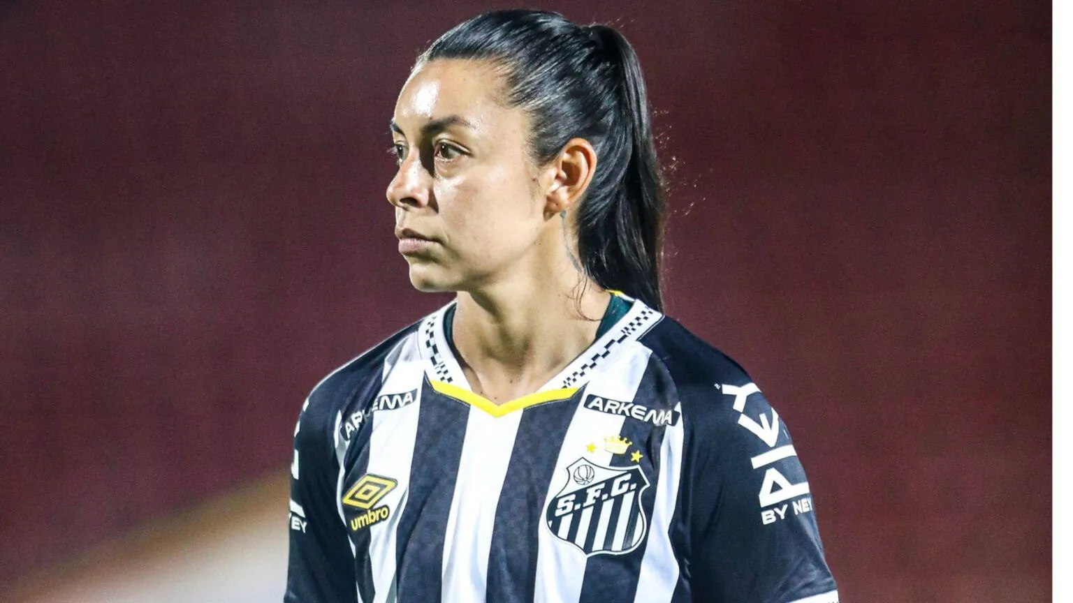 Yoreli Rincón, jogadora santista. Foto: Reinaldo Campos/Santos FC