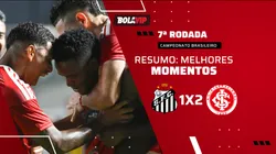 Neymar marca, mas Carbonero decide no fim e Internacional vence o Santos pelo Brasileirão. Foto: Jota Erre/AGIF