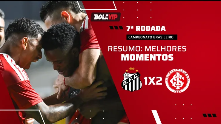 Neymar marca, mas Carbonero decide no fim e Internacional vence o Santos pelo Brasileirão. Foto: Jota Erre/AGIF