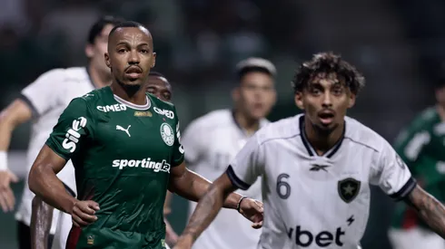 - Marlon Freitas jogador do Palmeiras durante partida contra o Botafogo no estadio Arena Allianz Parque pelo campeonato Brasileiro A 2026.