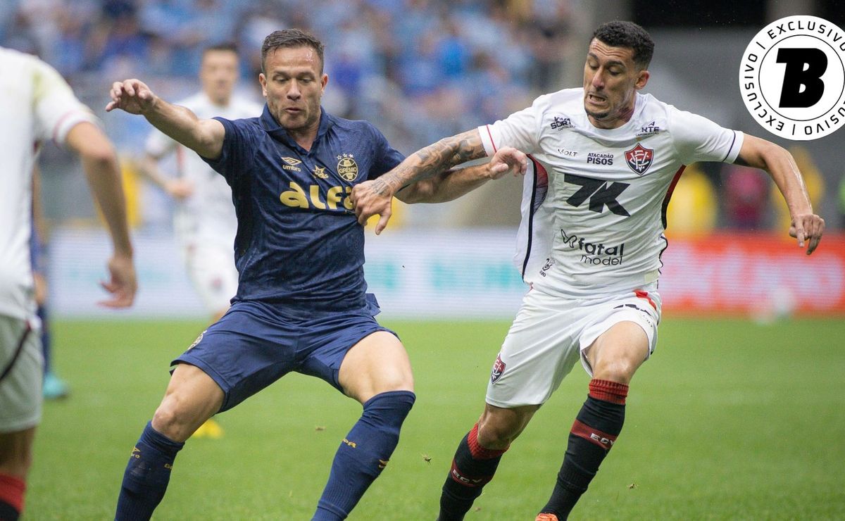 Grêmio venceu metade dos últimos 10 jogos contra o Vitória pelo Brasileirão e quer manter retrospecto