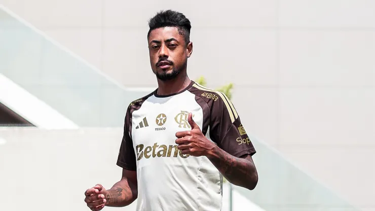 Bruno Henrique em treino - Foto: Gilvan de Souza/FLamengo