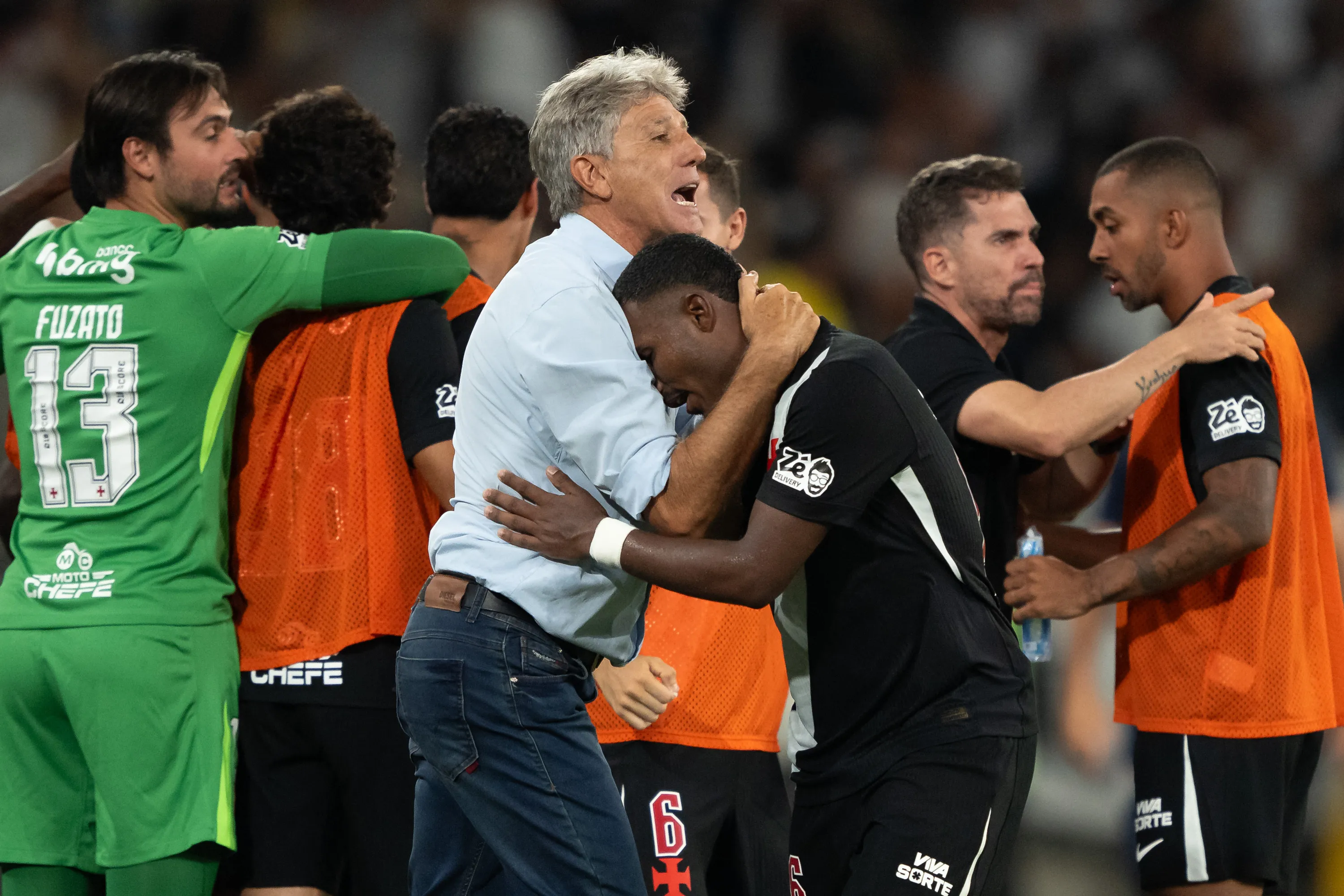 RJ – RIO DE JANEIRO – 18/03/2026 – BRASILEIRO A 2026, VASCO X FLUMINENSE – Renato Gaucho tecnico do Vasco durante partida contra o Fluminense no estadio Maracana pelo campeonato Brasileiro A 2026. Foto: Jorge Rodrigues/AGIF