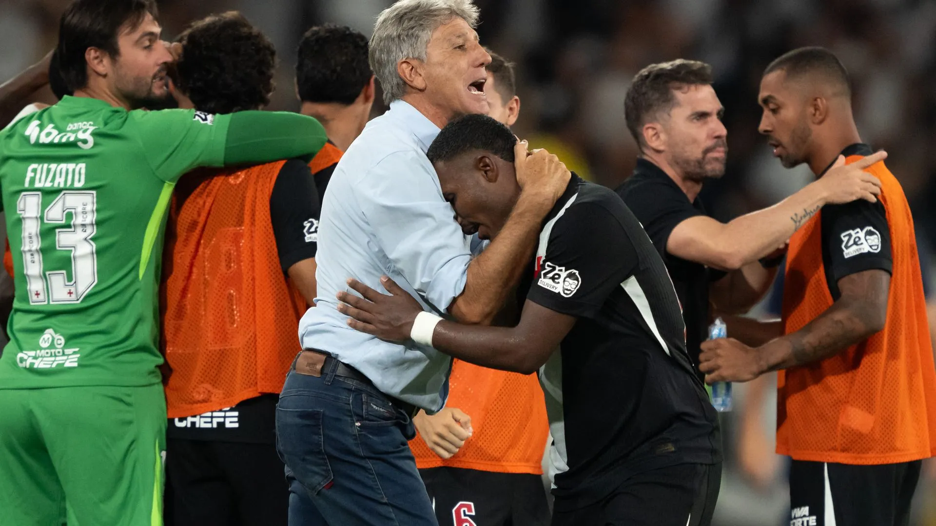 Vasco evolui em clássicos e mostra reação em comparação ao início da temporada - Foto Jorge RodriguesAGIF