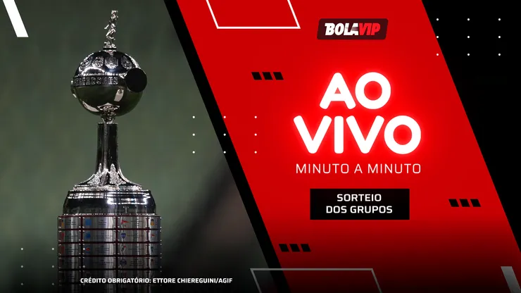 Acompanhe o sorteio da Libertadores e Sul-Americana. Foto: Ettore Chiereguini/AGIF