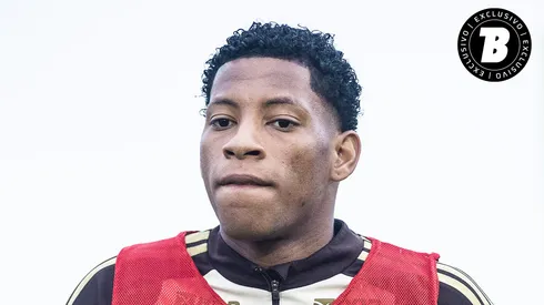 Gonzalo Plata jogador do Flamengo durante treino no CT Ninho do Urubu