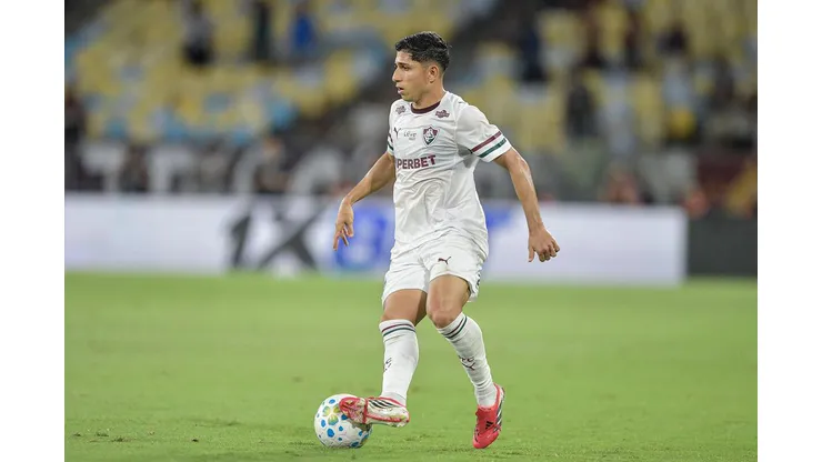 Savarino (Fluminense) durante jogo contra o Vasco, no dia 18.03.2026. Foto: Thiago Ribeiro/AGIF