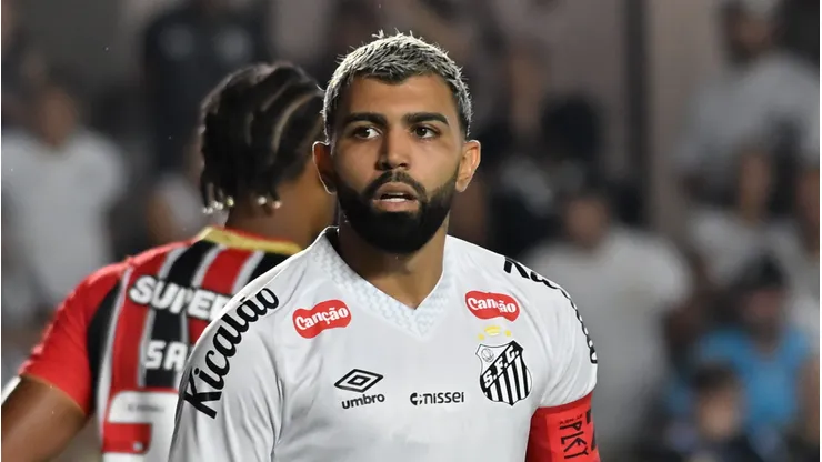 Gabigol no Santos. Foto: Jota Erre/AGIF