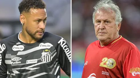 Neymar teve sua situação comparada a de Zico - Foto Zico: Thiago Ribeiro/AGIF - Foto Neymar: Jota Erre/AGIF