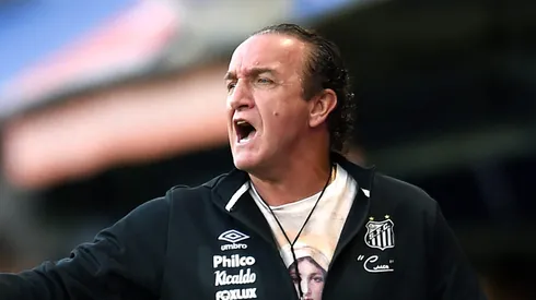 Cuca em ação durante sua passagem pelo Peixe em 2021.