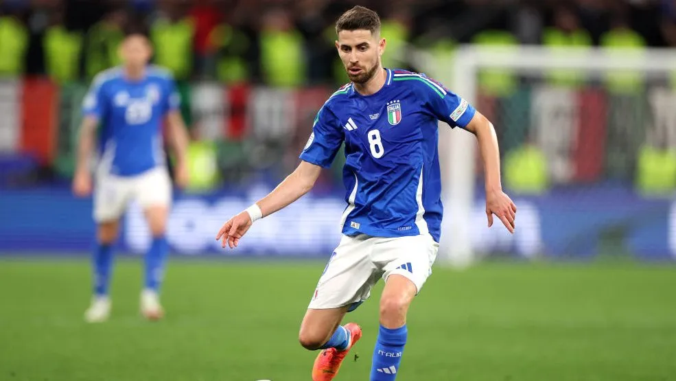 Jorginho pela Itália. Foto: Dean Mouhtaropoulos/Getty Images