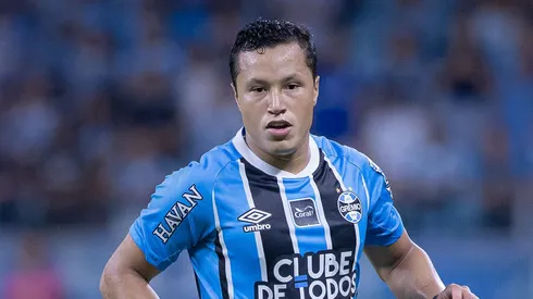 Marlon jogador do Gremio durante partida contra o Juventude no estadio Arena do Gremio pelo campeonato Gaucho 2026. Foto: Maxi Franzoi/AGIF