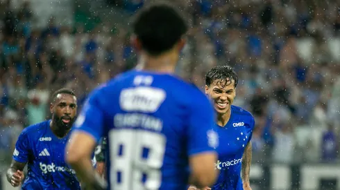 MG - BELO HORIZONTE - 08/02/2026 - MINEIRO 2026, CRUZEIRO X AMERICA-MG - Kaio Jorge jogador do Cruzeiro comemora seu gol durante partida contra o America-MG no estadio Mineirao pelo campeonato Mineiro 2026. Foto: Fernando Moreno/AGIF