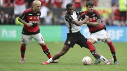 Andre Ramalho, jogador do Corinthians durante partida contra o Flamengo no estadio Mane Garrincha pelo campeonato Super Copa Do Rei 2026. Foto: Mateus Bonomi/AGIF