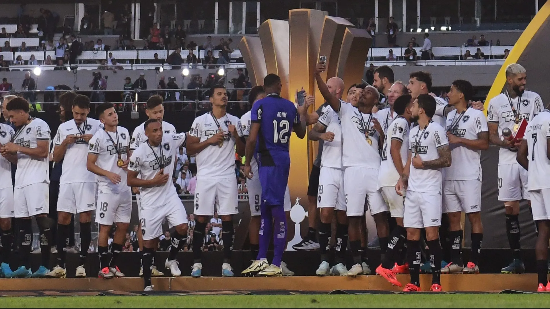 Jogadores do Botafogo