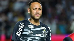 Neymar no Santos em 2026.