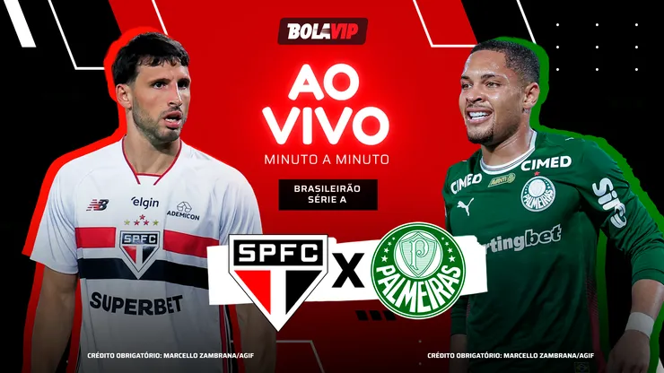 São Paulo x Palmeiras - Acompanhe ao vivo e de graça pelo Brasileirão