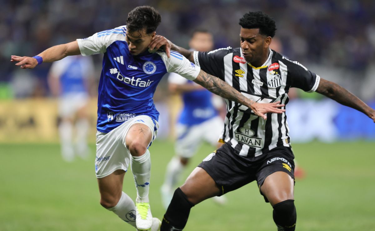 Cruzeiro tem retrospecto recente equilibrado contra o Santos, próximo adversário no Brasileirão