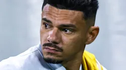 Tiquinho durante partida do Peixão na Série A