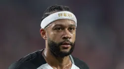 Memphis durante partida do Coringão na Arena da Baixada