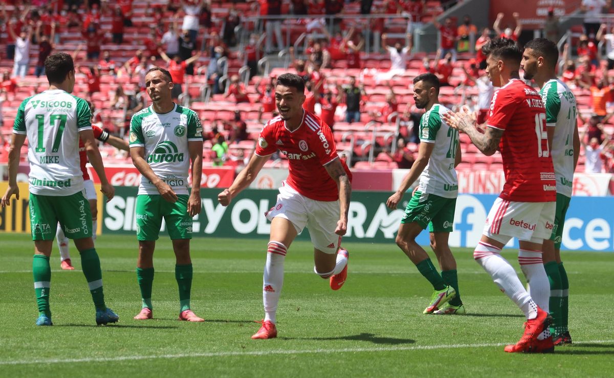 Internacional x Chapecoense: inteligência artificial simula vitória colorada no Beira-Rio