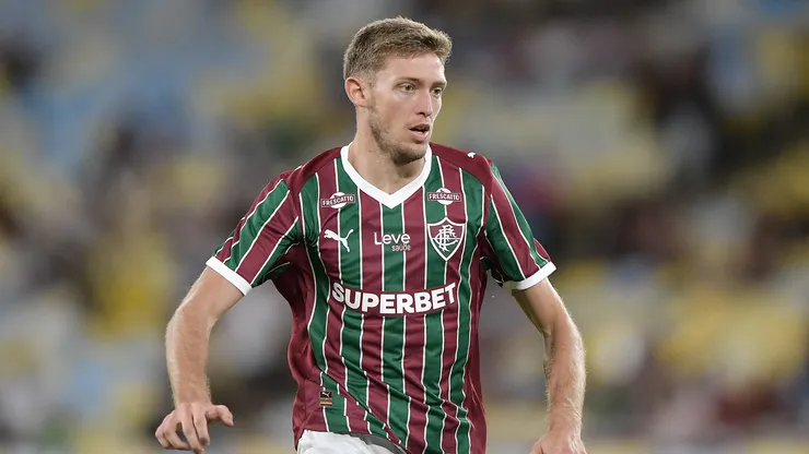 Castillo marcou seu primeiro gol pelo Fluminense. Foto: Thiago Ribeiro/AGIF