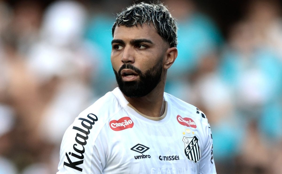 Gabigol ironiza impedimento que anulou gol do Santos contra o Cruzeiro no Mineirão, pelo Brasileiro
