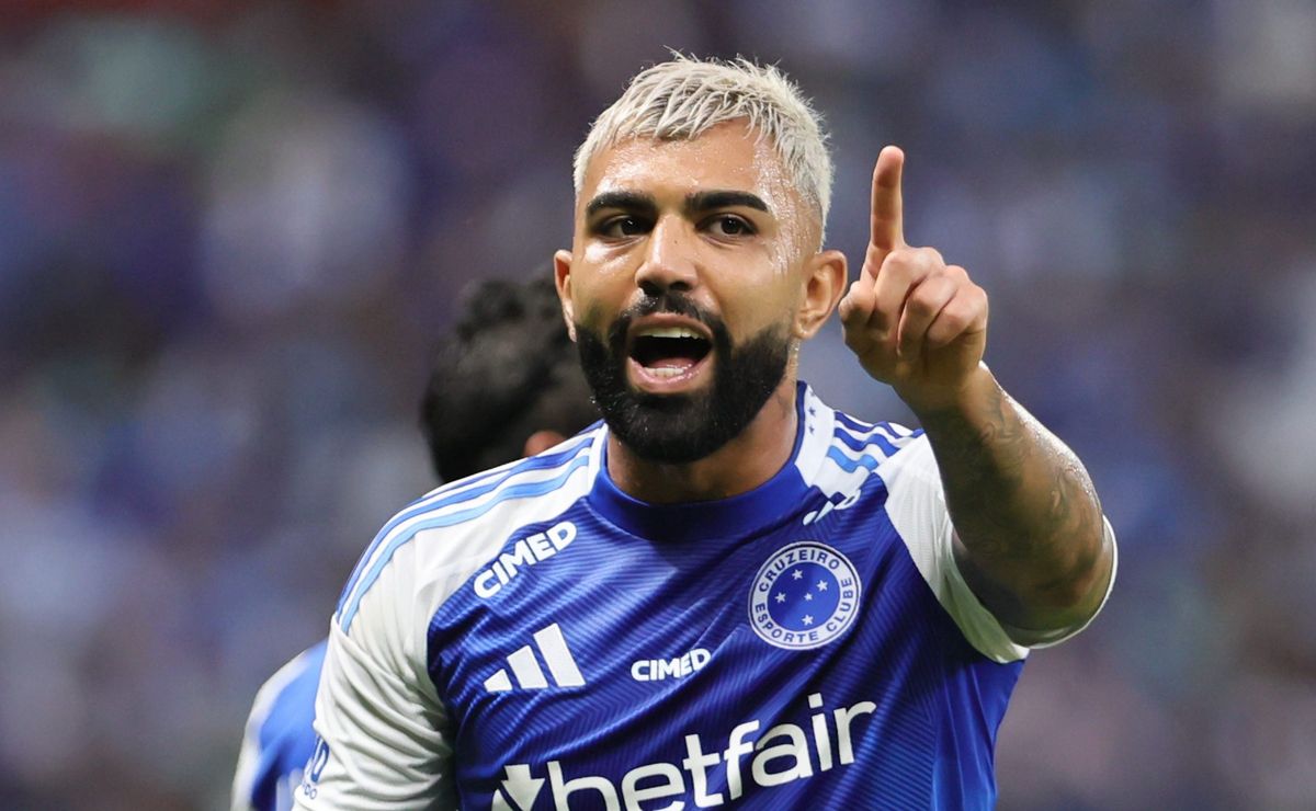Vinculado ao Cruzeiro, Gabigol ironiza o gol anulado de Barreal que daria a vitória ao Santos