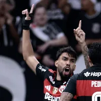 Paquetá abre o placar para o Flamengo diante do Corinthians