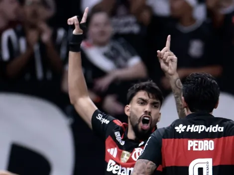 Paquetá abre o placar para o Flamengo diante do Corinthians