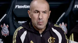 Leonardo Jardim técnico do Flamengo durante partida contra o Corinthians. Foto: Marcello Zambrana/AGIF