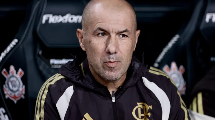 Leonardo Jardim técnico do Flamengo durante partida contra o Corinthians. Foto: Marcello Zambrana/AGIF