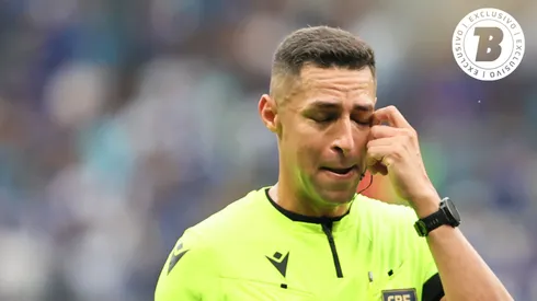 O árbitro Rodrigo José Pereira de Lima durante partida válida pelo Campeonato Brasileiro