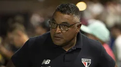 Roger Machado tecnico do Sao Paulo durante partida contra o Bragantino no estadio Cicero De Souza Marques pelo campeonato Brasileiro A 2026.