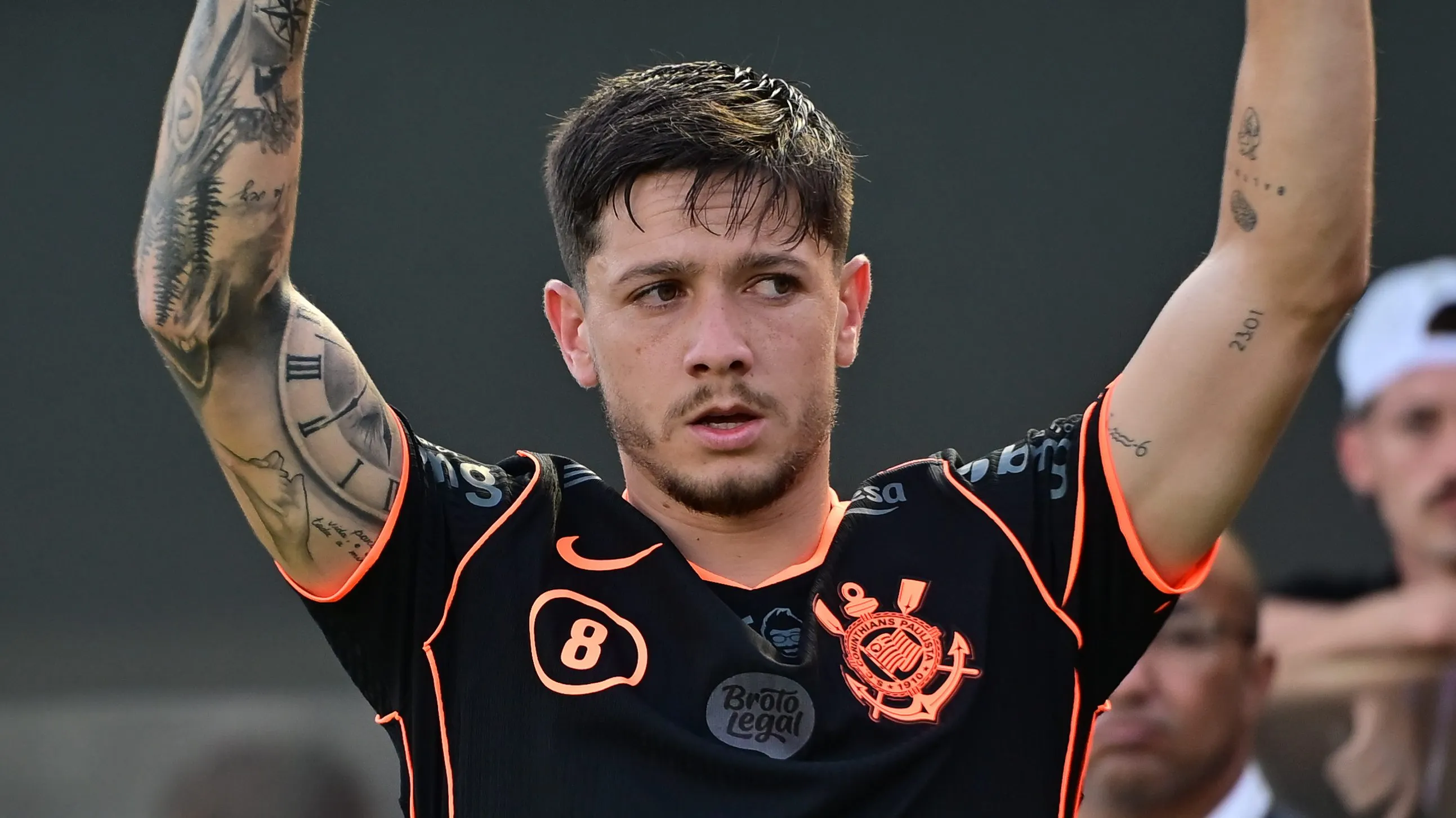 Garro no Corinthians. Foto: Jota Erre/AGIF