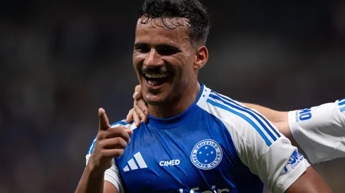 Kaiki comemora gol pelo Cruzeiro