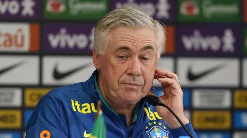 Ancelotti na Seleção Brasileira. Foto: Marln Costa/AGIF