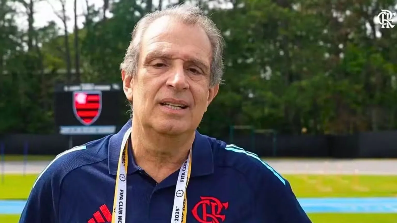 BAP, presidente do Flamengo- Foto: Reprodução FLATV