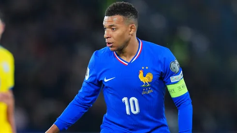 Kylian Mbappé na seleção francesa.