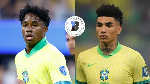 Endrick x Igor Jesus. Foto: Ronald Martinez/Getty Images - Pedro Vilela/Getty Images