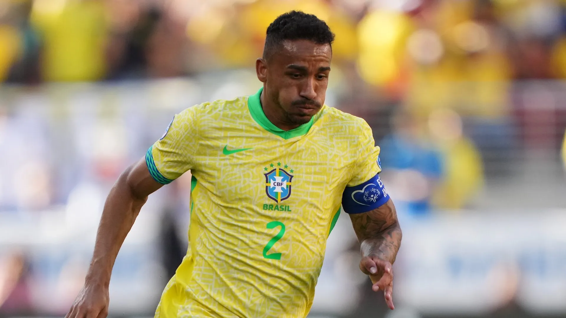 Danilo, na Seleção Brasileira