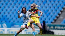 Isa Haas em campo pelo América do México - Foto: Divulgação/Club América