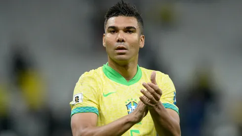 Casemiro em ação pela Seleção Brasileira