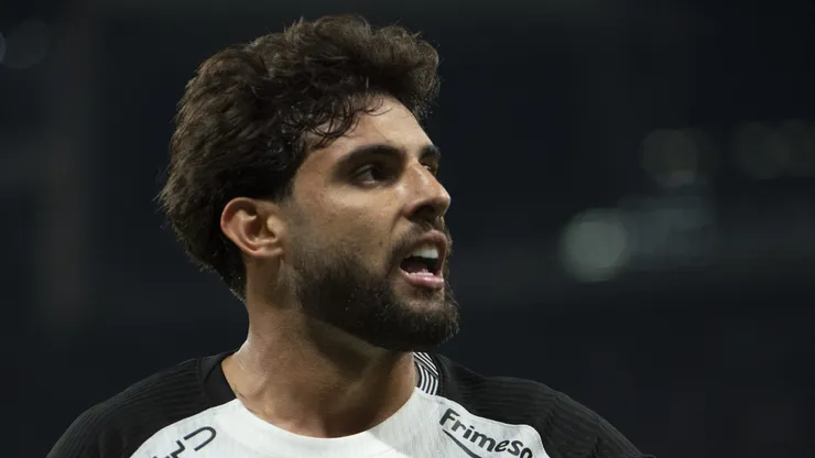 Yuri Alberto jogador do Corinthians durante partida contra o Flamengo no estadio Arena Corinthians pelo campeonato Brasileiro A 2026. Foto: Anderson Romao/AGIF