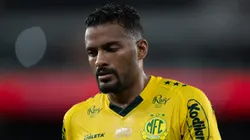 Reinaldo jogador do Mirassol durante partida contra o Botafogo. Foto: Jorge Rodrigues/AGIF