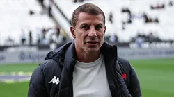 Pedrinho presidente do Vasco antes da partida contra o Corinthians no estadio Arena Corinthians pelo campeonato Brasileiro A 2025.