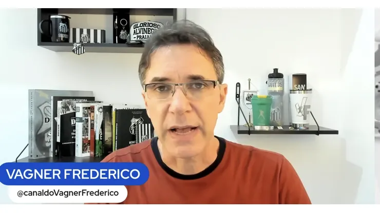 Jornalista Vagner Frederico. Foto: Reprodução/Canal/YouTube